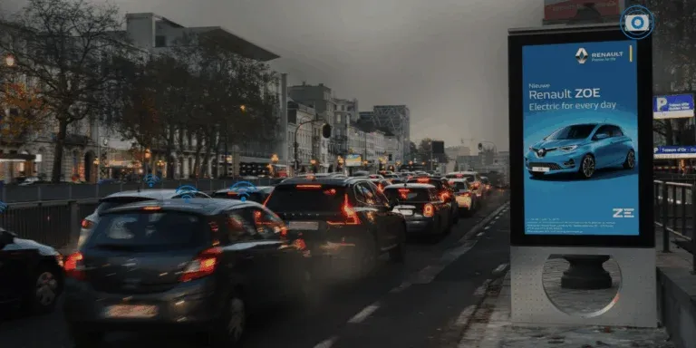 Wi-Fi for counting contacts with digital advertising at a distance of up to 300 meters