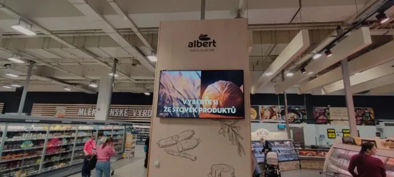 Digital signage helps optimize advertising costs by 50%.
