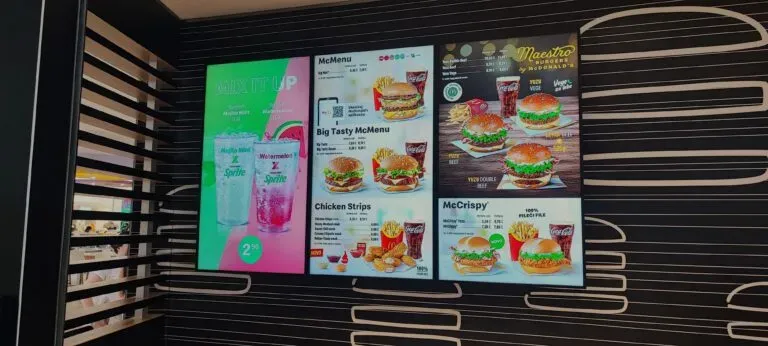 Як цифрові меню-борди (menu boards) впливають на продажі та прибуток у 2025 році