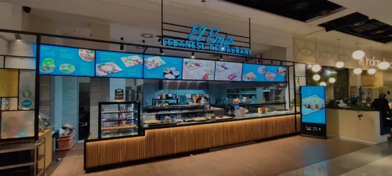 5 hlavních zón umístění Digital Signage v restauraci